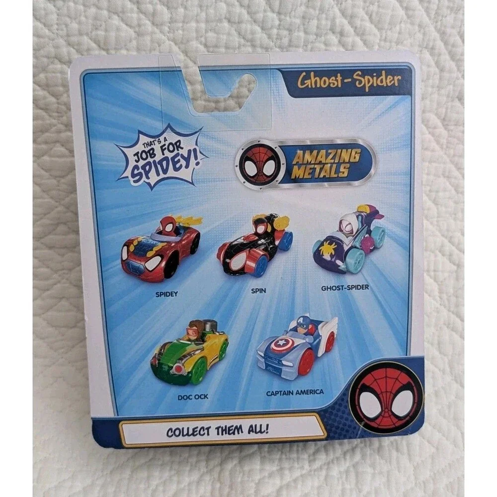 Marvel Spidey & His Amazing Friends Amazing Metals Diecast Vehicle Ghost Spider